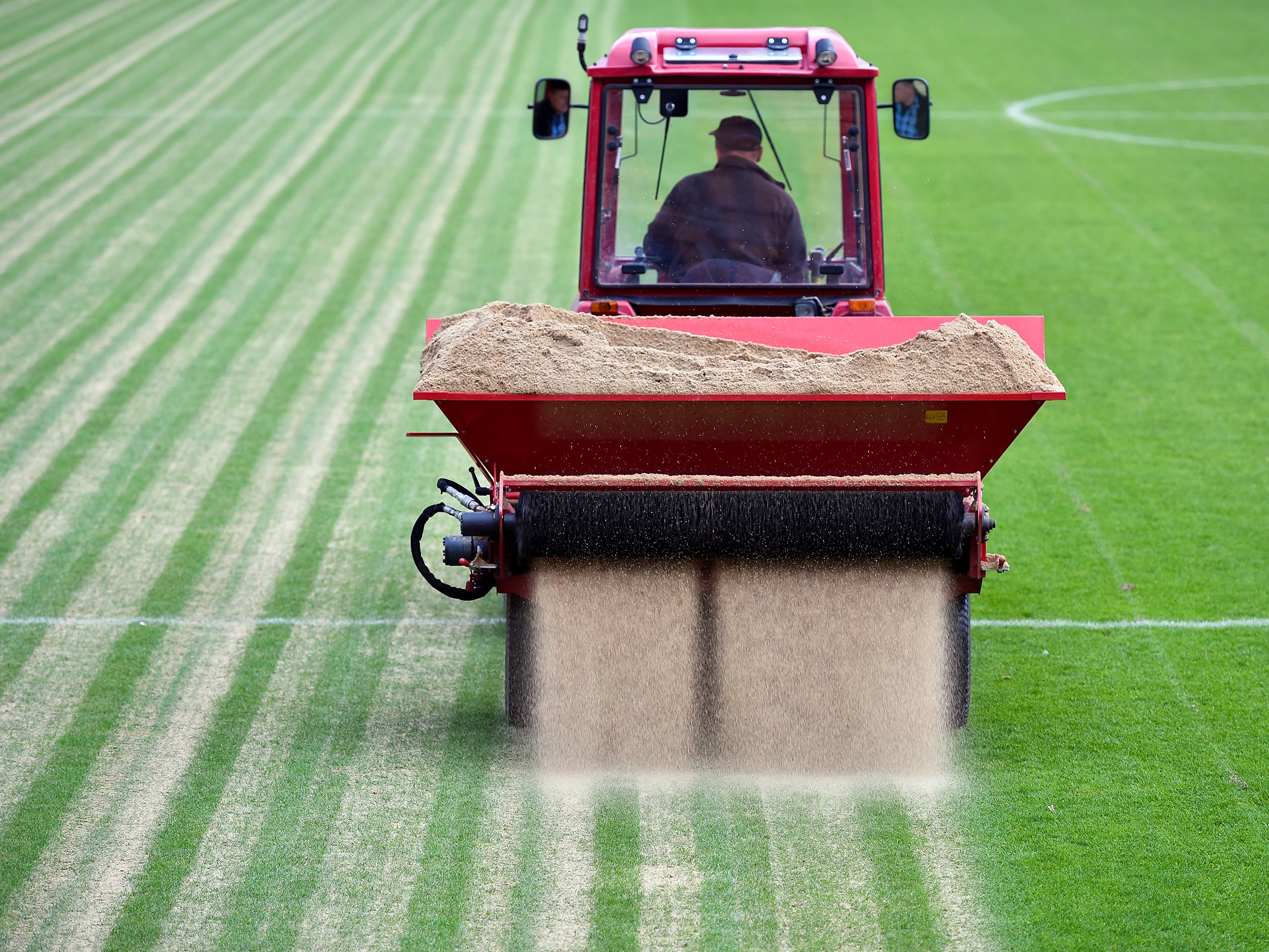 Artificial turf installation in Grand Prairie, TX